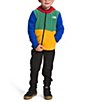 Color:Deep Grass Green - Image 2 - Little Boys 2T-7 Glacier Long-Sleeve Color Block Hoodie Jacket