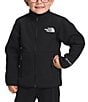 Color:TNF Black - Image 1 - Little Boys 2T-7 Long Sleeve Color Block Denali Polartec Fleece Jacket