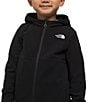 Color:TNF Black - Image 1 - Little Boys 2T-7 Long Sleeve Glacier Hoodie Jacket