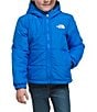 Color:Optic Blue - Image 1 - Little Boys 2T-7 Long-Sleeve Mt. Chimbo Solid Reversible Hooded Jacket
