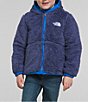Color:Optic Blue - Image 2 - Little Boys 2T-7 Long-Sleeve Mt. Chimbo Solid Reversible Hooded Jacket