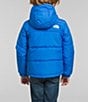 Color:Optic Blue - Image 3 - Little Boys 2T-7 Long-Sleeve Mt. Chimbo Solid Reversible Hooded Jacket