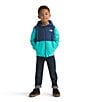 Color:Geyser Aqua - Image 4 - Little Kids 2T-7 Recycled Fleece Long Sleeve Glacier Full-Zip Hooded Jacket