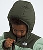 The North Face Little Kids Reversible Shasta Full Zip Hooded Jacket, Color:Slate Moss/New Taupe Green - Image 4