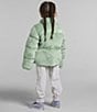 Color:Misty Sage - Image 2 - Little Girls 2T-7 Long Sleeve 1996 Retro Nuptse Jacket