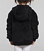Color:TNF Black - Image 2 - Little Girls 2T-7 Long Sleeve Full-Zip Hooded Fleece Jacket