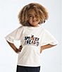 Color:White Dune Smokey - Image 3 - Little Kid 2T-7 Short Sleeve Graphic T-shirt