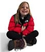 The North Face Little Kids 1996 Retro Nuptse Iconic Design Ski Jacket, Color:TNF Red - Image 6