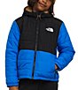 Color:Optic Blue - Image 1 - Little/Big Boys 6-16 Long Sleeve Colorblock Chimbo Full Zip Hooded Jacket