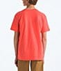 Color:Radiant Orange - Image 2 - Little/Big Boys 6-16 Short Sleeve Dome Logo T-Shirt