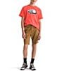 Color:Radiant Orange - Image 4 - Little/Big Boys 6-16 Short Sleeve Dome Logo T-Shirt