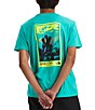 Color:Geyser Aqua - Image 1 - Little/Big Boys 6-16 Short Sleeve Graphic T-Shirt