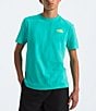 Color:Geyser Aqua - Image 2 - Little/Big Boys 6-16 Short Sleeve Graphic T-Shirt