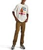 Color:White Dune Smokey - Image 4 - Little/Big Boys 6-16 Short Sleeve Graphic T-Shirt