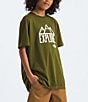 Color:Forest Olive - Image 2 - Little/Big Boys 6-16 Short Sleeve Olive Explore Logo T-Shirt