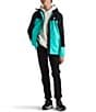 Color:Geyser Aqua - Image 5 - Little/Big Boys 6-20 Long Sleeve Antora Rain Jacket