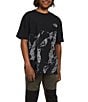 Color:TNF Black/Meld Grey - Image 1 - Little/Big Boys 6-20 Short Sleeve Meld Graphic T-Shirt