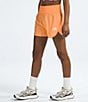 Color:Bright Cantaloupe - Image 3 - Little/Big Girls 6-16 Never Stop Wearing Shorts
