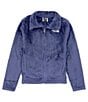 Color:Cave Blue - Image 4 - Little/Big Girls 6-16 Long Sleeve Osolita Full-Zip Jacket