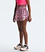 Color:Radiant Poppy Maze - Image 3 - Little/Big Girls 6-16 Pink Pat Never Stop Printed Shorts