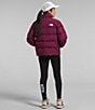 Color:Boysenberry - Image 3 - Little/Big Girls 6-16 Long Sleeve Reversible North Down Jacket