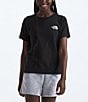 Color:TNF Black Multi Color Gray - Image 2 - Little/Big Girls 6-16 Short Sleeve Black Mountain T-Shirt
