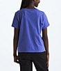 Color:Dopamine Blue - Image 2 - Little/Big Girls 6-16 Short Sleeve Blue Dome Logo T-Shirt