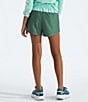 The North Face Little/Big Girls Long Sleeve Class V Pathfinder Color Block Shorts, Color:Bright Foam TNF Topo Phantom Print/Duck Green - Image 2