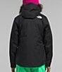 Color:TNF Black - Image 2 - Little/Big Girls 6-20 Long Sleeve Freedom Triclimate Hooded Jacket