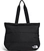 The North Face Logo Nuptse Tote Bag, Color:TNF Black-TNF White - Image 1