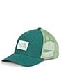 Color:Dark Sage/Misty Sage - Image 1 - Logo Patched Structured Trucker Hat