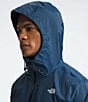 Color:Shady Blue - Image 5 - Long Sleeve Alta Vista Waterproof Hooded Jacket