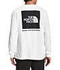 Color:TNF White TNF Black - Image 1 - Long Sleeve Box NSE Graphic T-Shirt