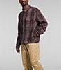 Color:Fawn Grey Large Halfdome Shadow Plaid - Image 4 - Long Sleeve Plaid Twill Utility Shirt Jacket