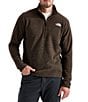 The North Face Jacquard Fleece Cap Rock Quarter Zip Pullover - Image 1