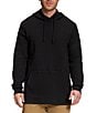 Color:TNF Black - Image 1 - Long-Sleeve Waffle-Knit Solid Hoodie