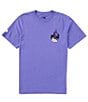 Color:Dopamine Blue - Image 1 - Mountain Short Sleeve T-Shirt