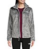 Color:Meld Grey - Image 1 - Osito Long Sleeve Raschel Fleece Jacket