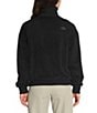 The North Face Osito Lux Long Sleeve Full-Zip Fleece Jacket, Color:Black - Image 2