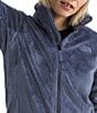 The North Face Osito Silken Raschel Fleece Stand Collar Long Sleeve Zip Front Jacket, Color:Twilight Galaxy - Image 6