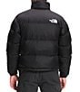 Color:Recycled Black - Image 2 - Out 1996 Retro Nuptse Full-Zip DWR Puffer Snow Ski Jacket