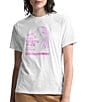 Color:TNF White Violet Crocus - Image 1 - Places We Love Half Dome Graphic Print Crew Neck Short Sleeve Tee Shirt