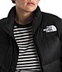 The North Face Plus Size 1996 Retro Nuptse Stand Collar Zip Front Down Puffer Jacket, Color:TNF Black - Image 5