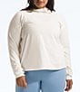 Color:White Dune - Image 1 - Plus Size Adventure Hooded Pullover