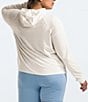 Color:White Dune - Image 2 - Plus Size Adventure Hooded Pullover