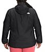 Color:TNF Black - Image 2 - Plus Size Antora Long Sleeve Hooded Rain Jacket
