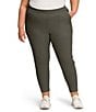 Color:New Taupe Green - Image 1 - Plus Size Aphrodite Ankle Pull-On Joggers