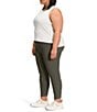 Color:New Taupe Green - Image 3 - Plus Size Aphrodite Ankle Pull-On Joggers