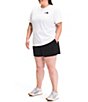 Color:TNF Black - Image 3 - Plus Size Aphrodite Motion Packable 6#double; Shorts