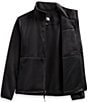 Color:TNF Black - Image 4 - Plus Size Denali Recycled Water Repellant Side Zip Pocket Stand Collar Zip Up Jacket